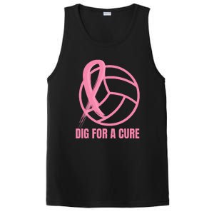 Dig For A Cure Breast Cancer Awareness Volleyball Pink Out PosiCharge Competitor Tank