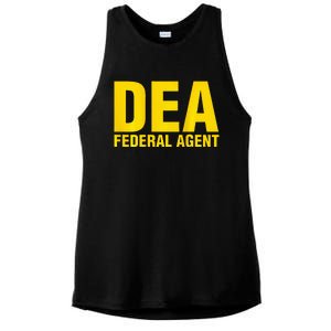 Dea Federal Agent Uniform Costume Ladies PosiCharge Tri-Blend Wicking Tank