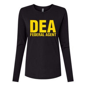 Dea Federal Agent Uniform Costume Womens Cotton Relaxed Long Sleeve T-Shirt