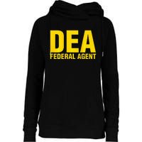 Dea Federal Agent Uniform Costume Womens Funnel Neck Pullover Hood