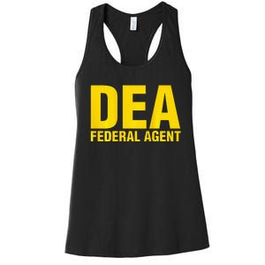 Dea Federal Agent Uniform Costume Women's Racerback Tank