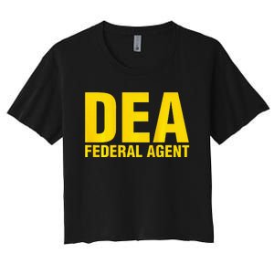 Dea Federal Agent Uniform Costume Women's Crop Top Tee