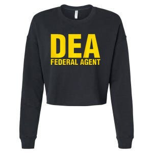 Dea Federal Agent Uniform Costume Cropped Pullover Crew