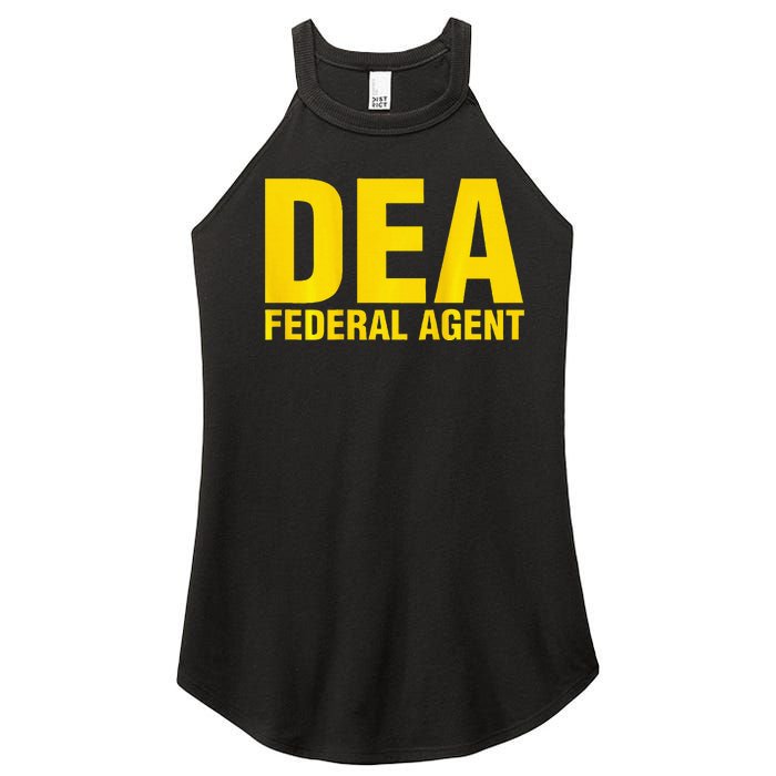 Dea Federal Agent Uniform Costume Women's Perfect Tri Rocker Tank