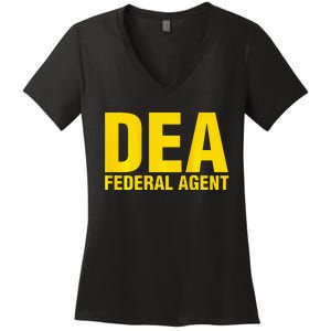 Dea Federal Agent Uniform Costume Women's V-Neck T-Shirt