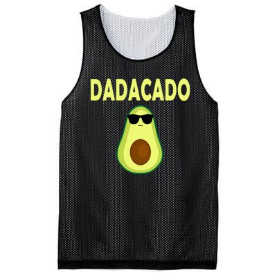 Dadacado Funny Avocado Dad Fathers Day Daddy Mesh Reversible Basketball Jersey Tank