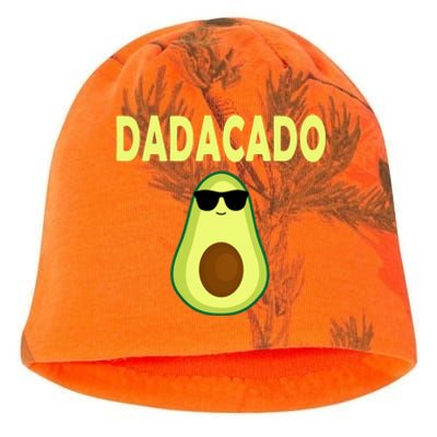 Dadacado Funny Avocado Dad Fathers Day Daddy Kati - Camo Knit Beanie