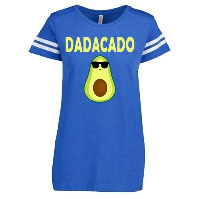 Dadacado Funny Avocado Dad Fathers Day Daddy Enza Ladies Jersey Football T-Shirt