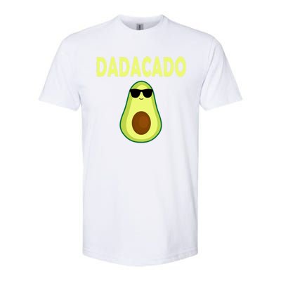 Dadacado Funny Avocado Dad Fathers Day Daddy Softstyle® CVC T-Shirt