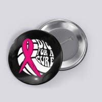 Dig For A Cure Breast Cancer Awareness Volleyball Pink Out Button