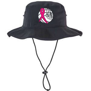 Dig For A Cure Breast Cancer Awareness Volleyball Pink Out Legacy Cool Fit Booney Bucket Hat