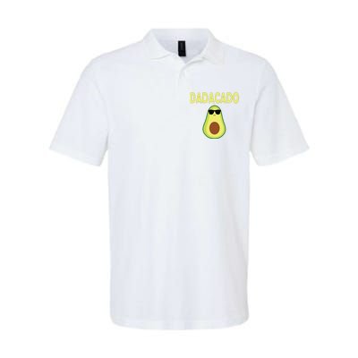 Dadacado Funny Avocado Dad Fathers Day Daddy Softstyle Adult Sport Polo