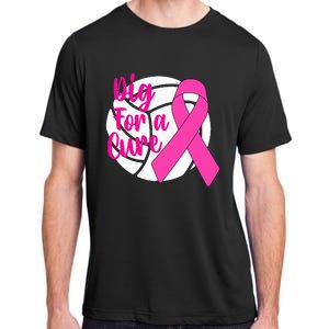 Dig For A Cure Breast Cancer Awareness Volleyball Adult ChromaSoft Performance T-Shirt