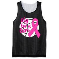 Dig For A Cure Breast Cancer Awareness Volleyball Mesh Reversible Basketball Jersey Tank