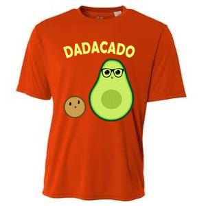 Dadacado Funny Avocado Dad And FatherS Day Daddy Great Gift Cooling Performance Crew T-Shirt