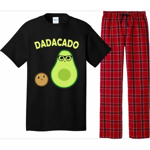 Dadacado Funny Avocado Dad And FatherS Day Daddy Great Gift Pajama Set