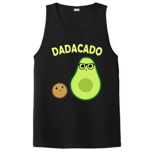 Dadacado Funny Avocado Dad And FatherS Day Daddy Great Gift PosiCharge Competitor Tank