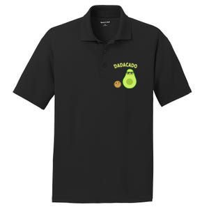 Dadacado Funny Avocado Dad And FatherS Day Daddy Great Gift PosiCharge RacerMesh Polo