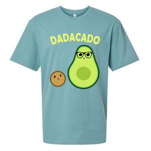 Dadacado Funny Avocado Dad And FatherS Day Daddy Great Gift Sueded Cloud Jersey T-Shirt