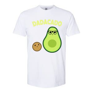 Dadacado Funny Avocado Dad And FatherS Day Daddy Great Gift Softstyle CVC T-Shirt