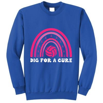 Dig For A Cure Breast Cancer Awareness Volleyball Pink Out Sweatshirt