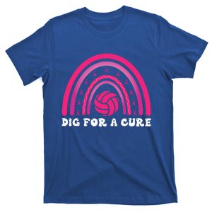 Dig For A Cure Breast Cancer Awareness Volleyball Pink Out T-Shirt