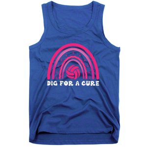 Dig For A Cure Breast Cancer Awareness Volleyball Pink Out Tank Top