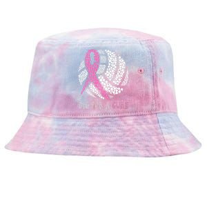 Dig For A Cure Breast Cancer Awareness Volleyball Pink Out Tie-Dyed Bucket Hat