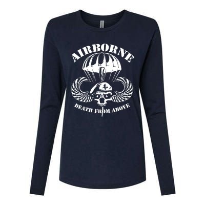 Death From Above Womens Cotton Relaxed Long Sleeve T-Shirt