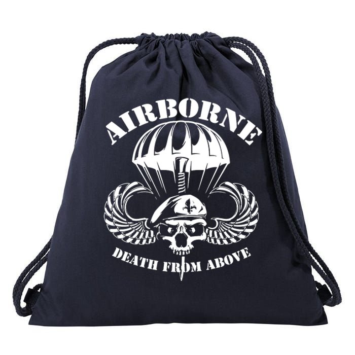 Death From Above Drawstring Bag