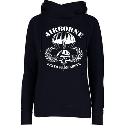 Death From Above Womens Funnel Neck Pullover Hood