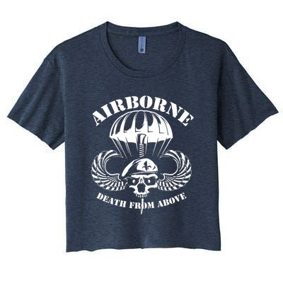 Death From Above Women's Crop Top Tee