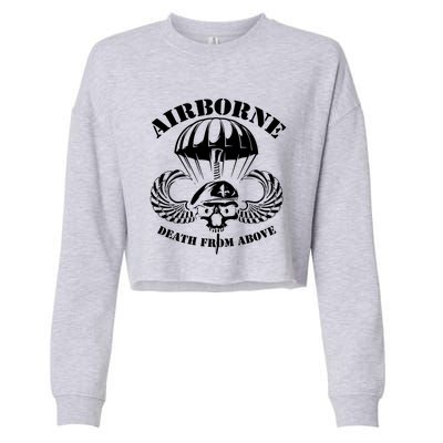 Death From Above Cropped Pullover Crew