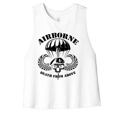 Death From Above Women's Racerback Cropped Tank