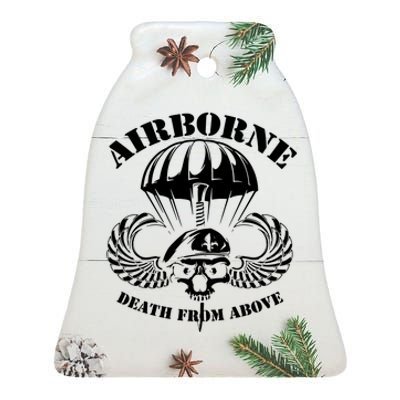 Death From Above Ceramic Bell Ornament