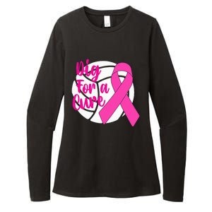 Dig For A Cure Breast Cancer Awareness Volleyball Pink Out Womens CVC Long Sleeve Shirt