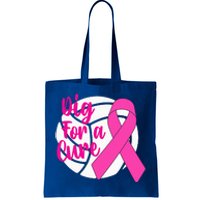 Dig For A Cure Breast Cancer Awareness Volleyball Pink Out Tote Bag