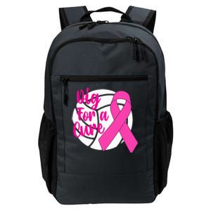 Dig For A Cure Breast Cancer Awareness Volleyball Pink Out Daily Commute Backpack