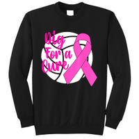 Dig For A Cure Breast Cancer Awareness Volleyball Pink Out Sweatshirt