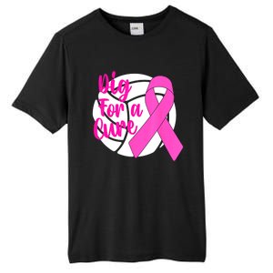 Dig For A Cure Breast Cancer Awareness Volleyball Pink Out Tall Fusion ChromaSoft Performance T-Shirt