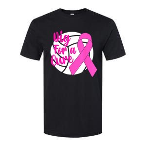 Dig For A Cure Breast Cancer Awareness Volleyball Pink Out Softstyle CVC T-Shirt