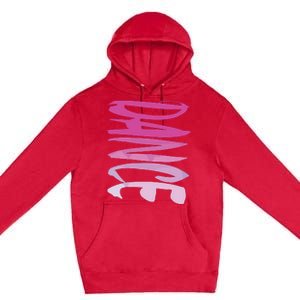 Dance Fun And Colorful Pink Teen Girl And Woman Premium Pullover Hoodie