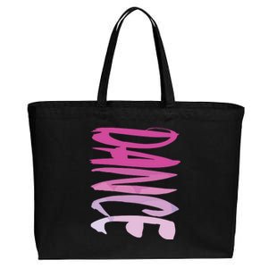 Dance Fun And Colorful Pink Teen Girl And Woman Cotton Canvas Jumbo Tote