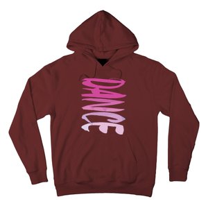 Dance Fun And Colorful Pink Teen Girl And Woman Hoodie