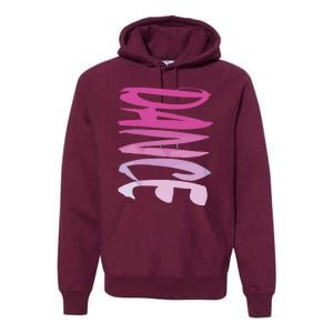 Dance Fun And Colorful Pink Teen Girl And Woman Premium Hoodie