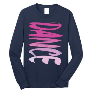 Dance Fun And Colorful Pink Teen Girl And Woman Long Sleeve Shirt