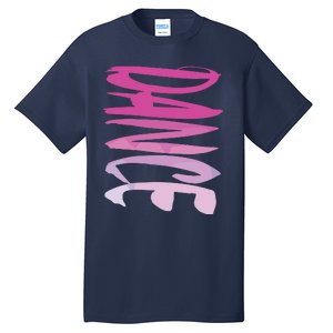 Dance Fun And Colorful Pink Teen Girl And Woman Tall T-Shirt