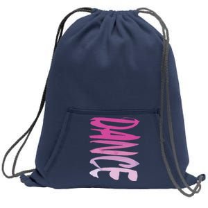 Dance Fun And Colorful Pink Teen Girl And Woman Sweatshirt Cinch Pack Bag