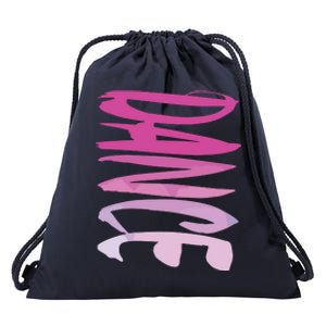 Dance Fun And Colorful Pink Teen Girl And Woman Drawstring Bag