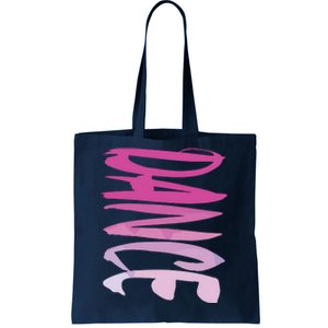 Dance Fun And Colorful Pink Teen Girl And Woman Tote Bag